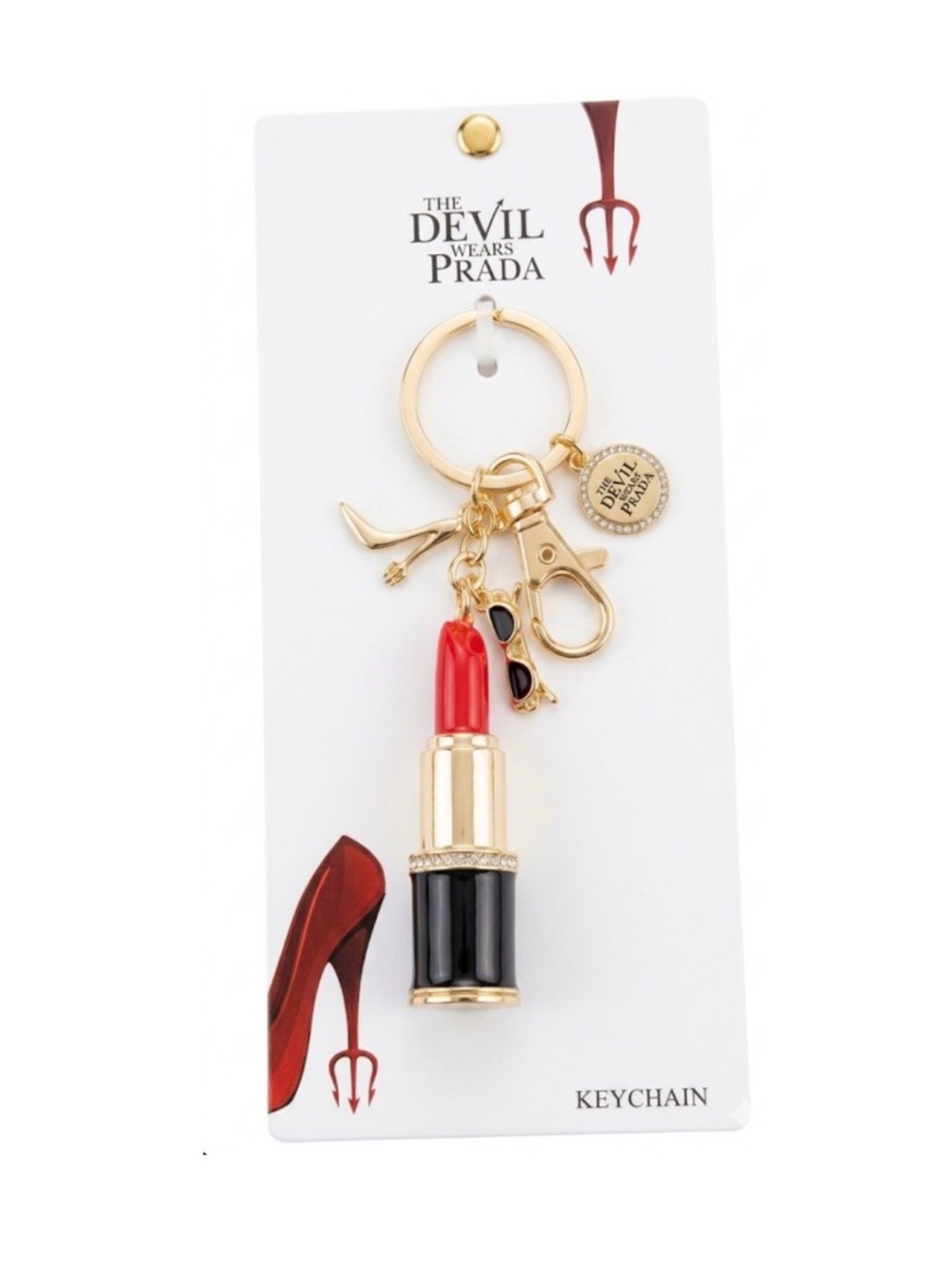 NWT 🖤👠 The Devil Wears Prada Bag Charm Keychain